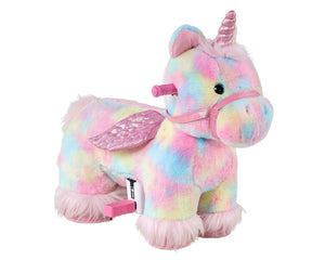Dynacraft Willow Unicorn 6V Small Plush Ride-On