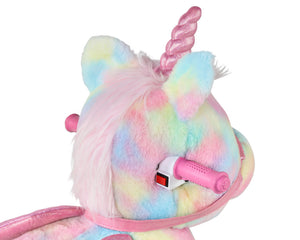 Dynacraft Willow Unicorn 6V Small Plush Ride-On
