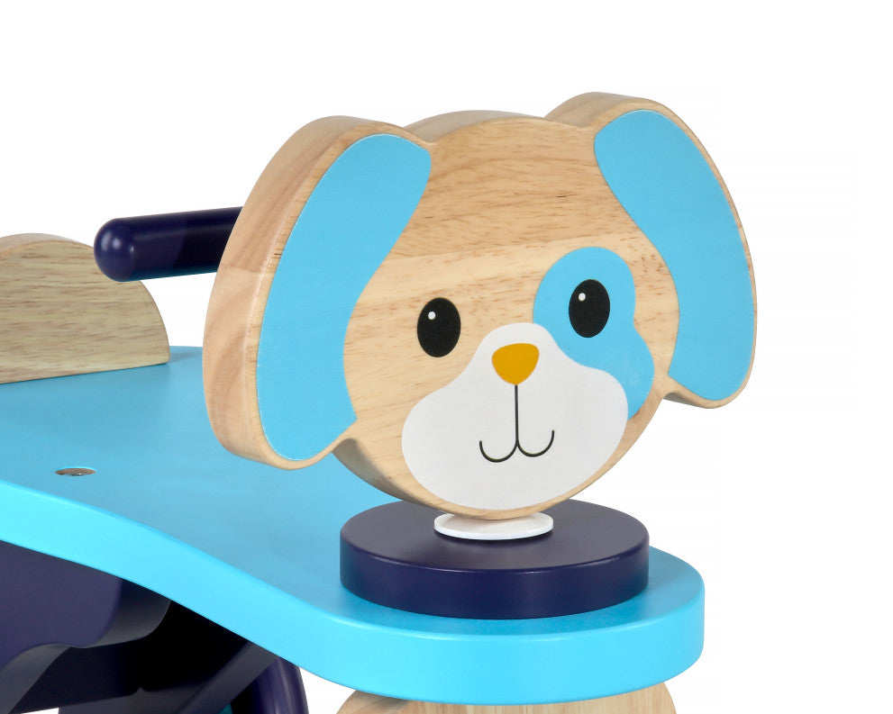 Dynacraft Puppy Non-Electric Wooden Ride-On