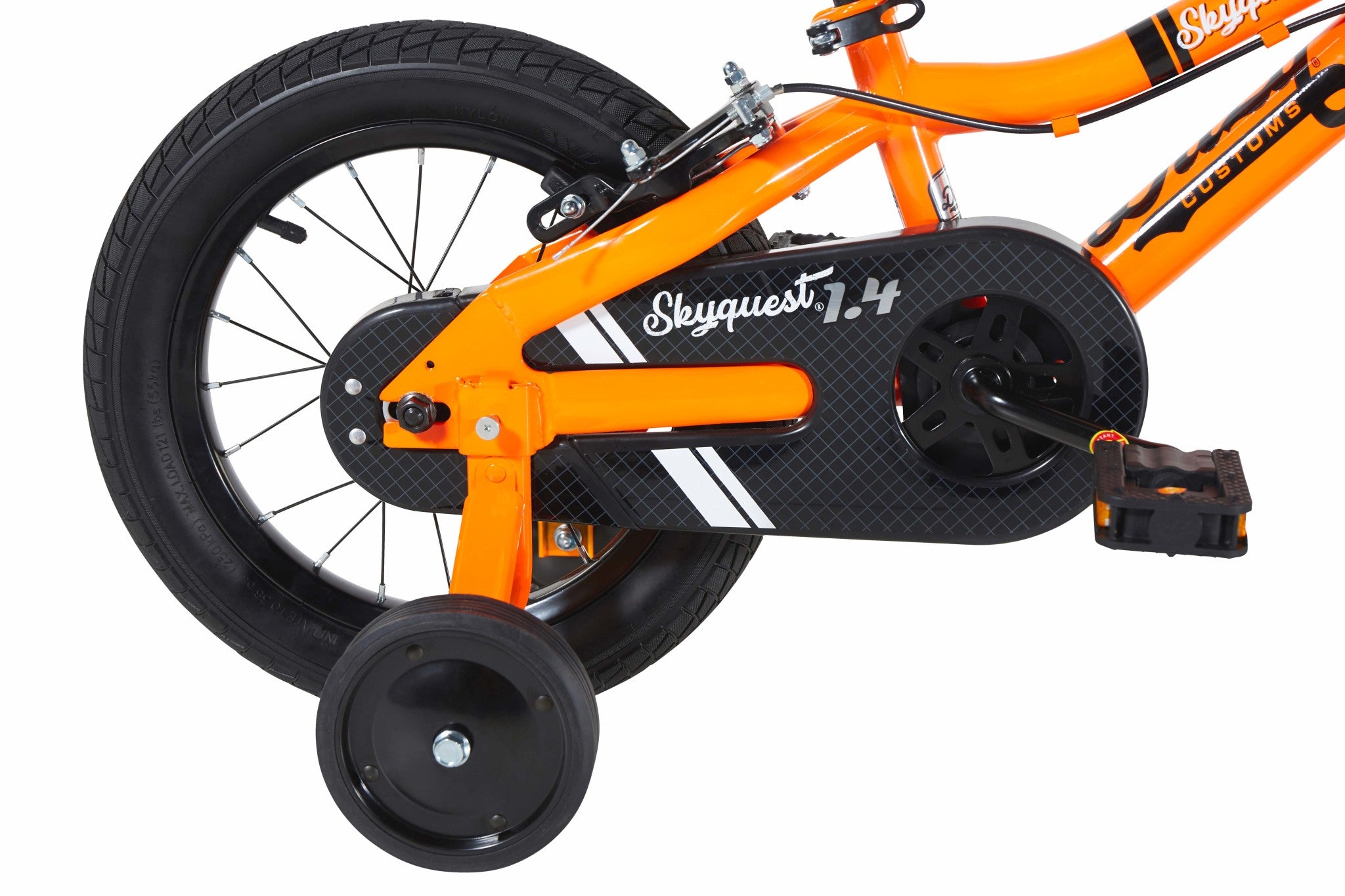 14 inch orange bike best sale