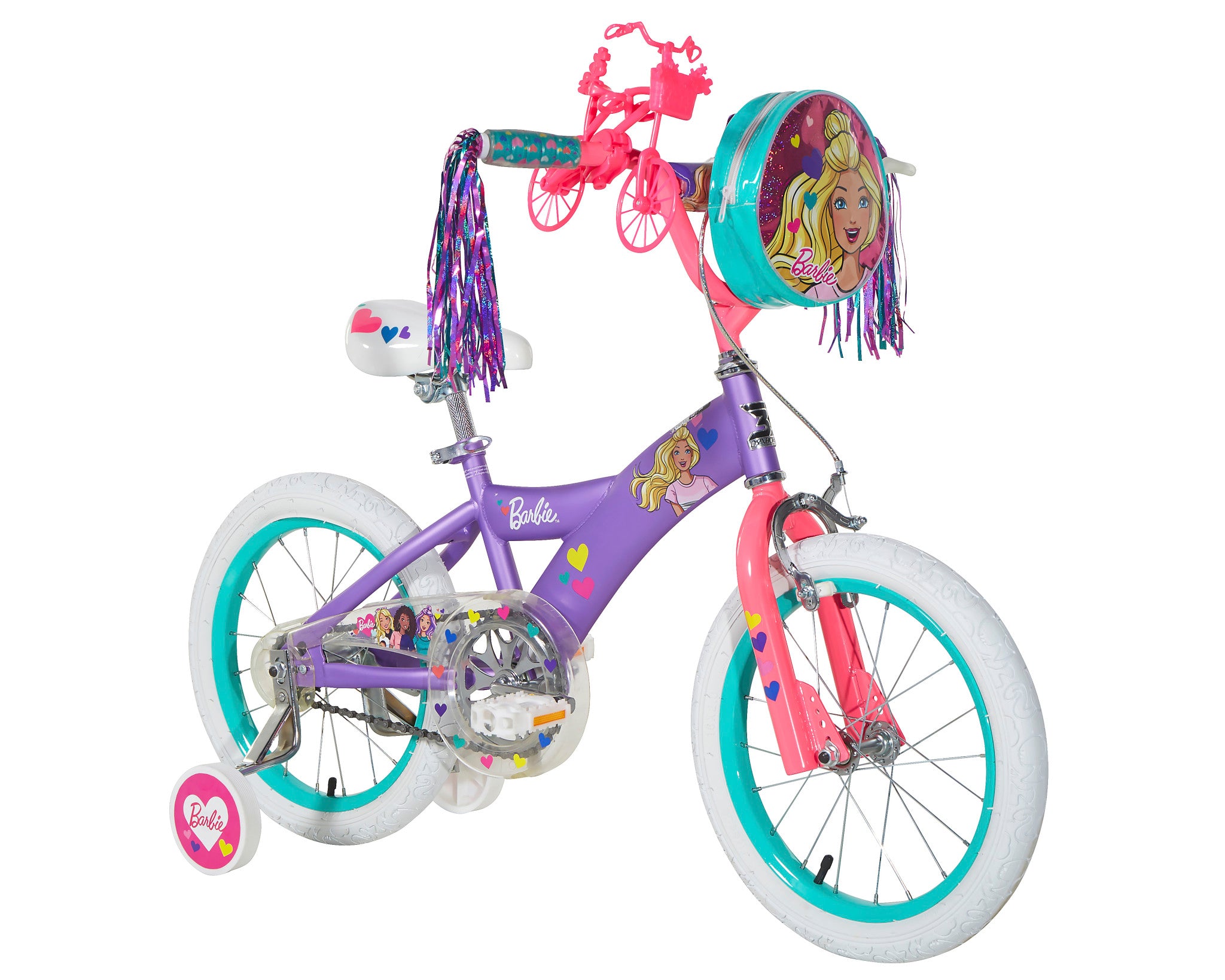 Barbie on a discount bicycle