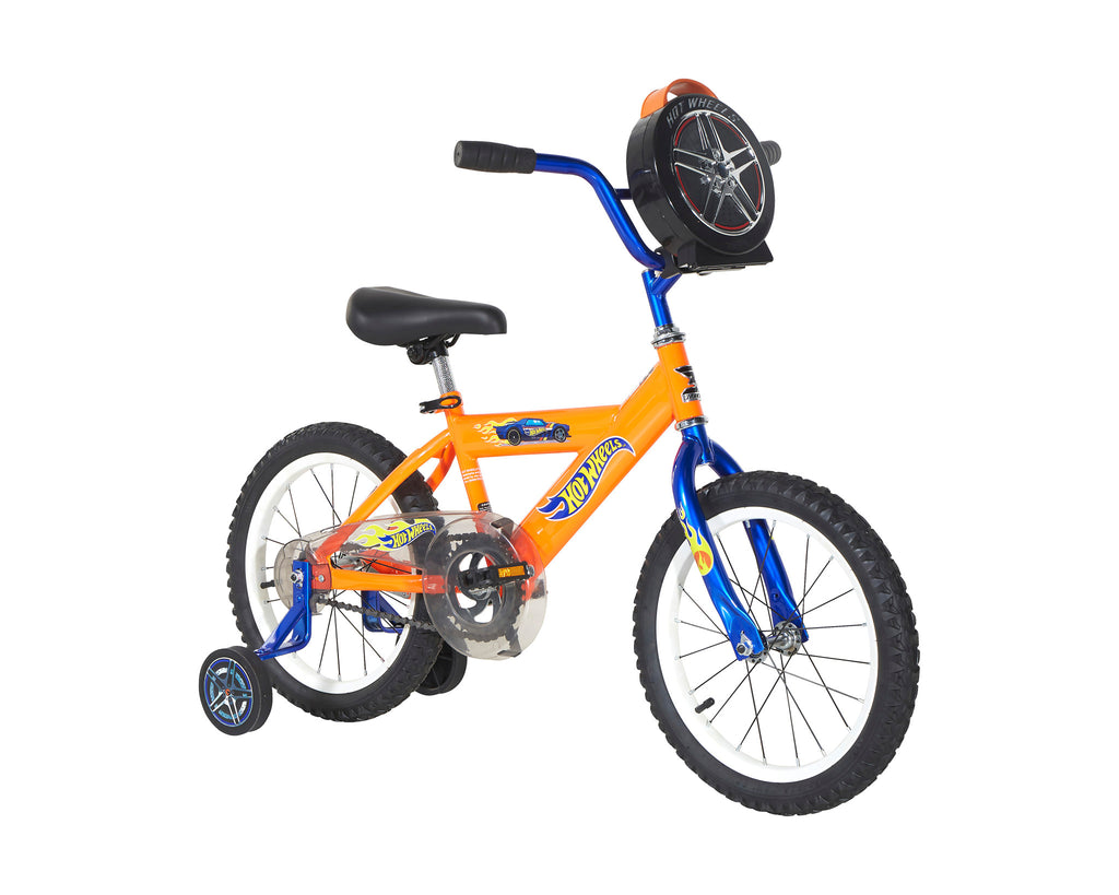 Orange hot 2025 wheels bike